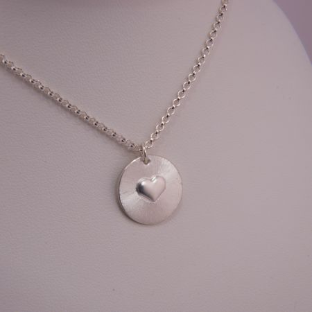 Herz Anhänger mit Erbskette